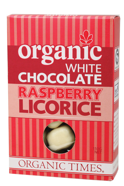 White Chocolate Raspberry Licorice 150g