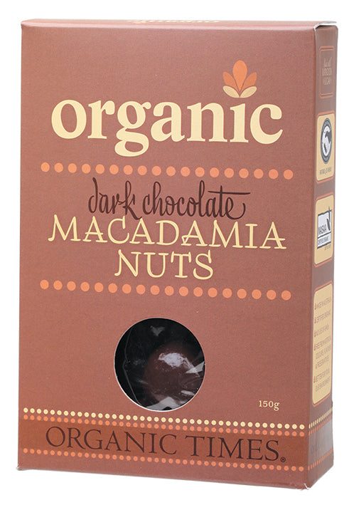 Dark Chocolate Macadamia Nuts 150g