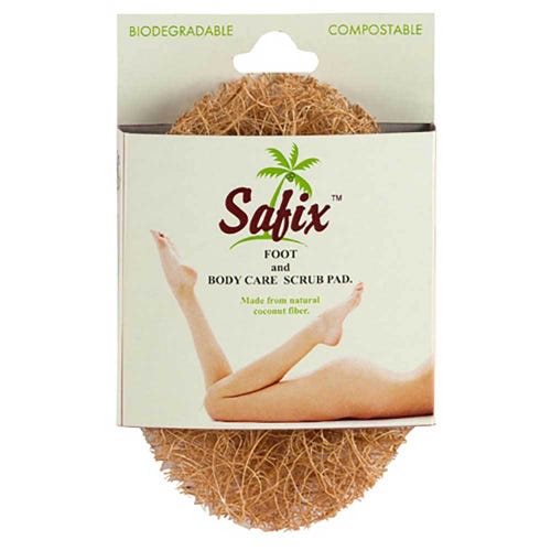 Safix Foot & Body Scrub Pad Biodegradable & Compostable 1