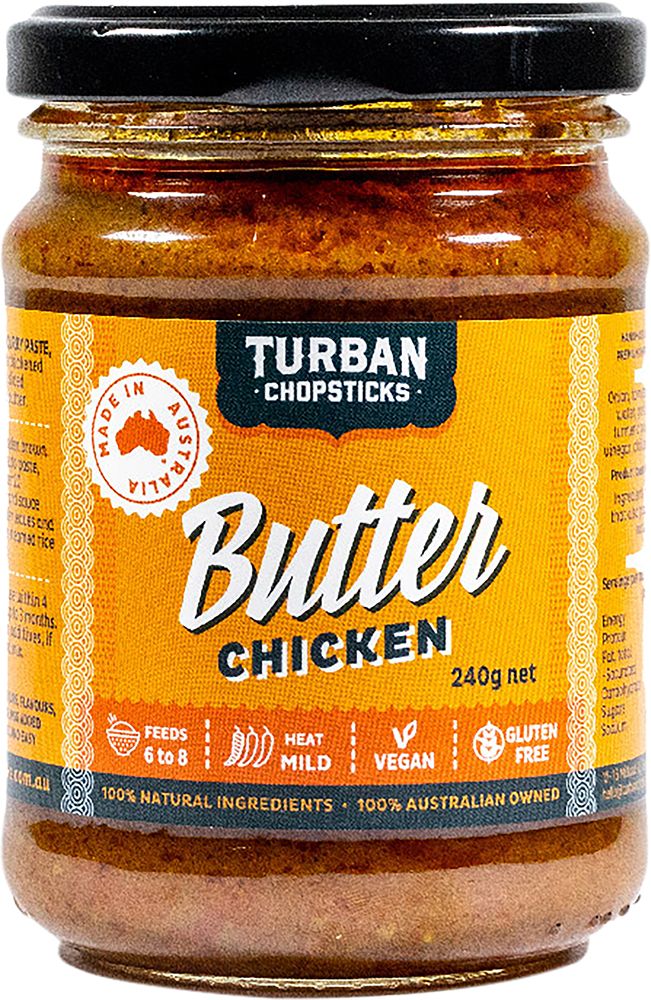 Turban Chopsticks Curry Paste Butter Chicken 240g