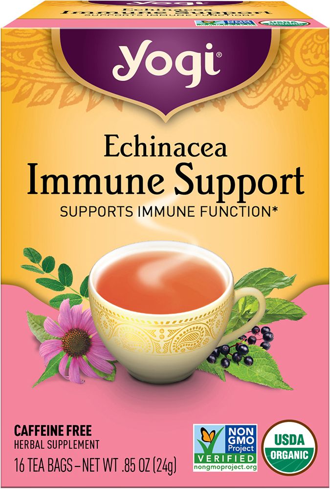 Yogi Tea Tea Herbal Tea Bag Echinacea Immune Support 16