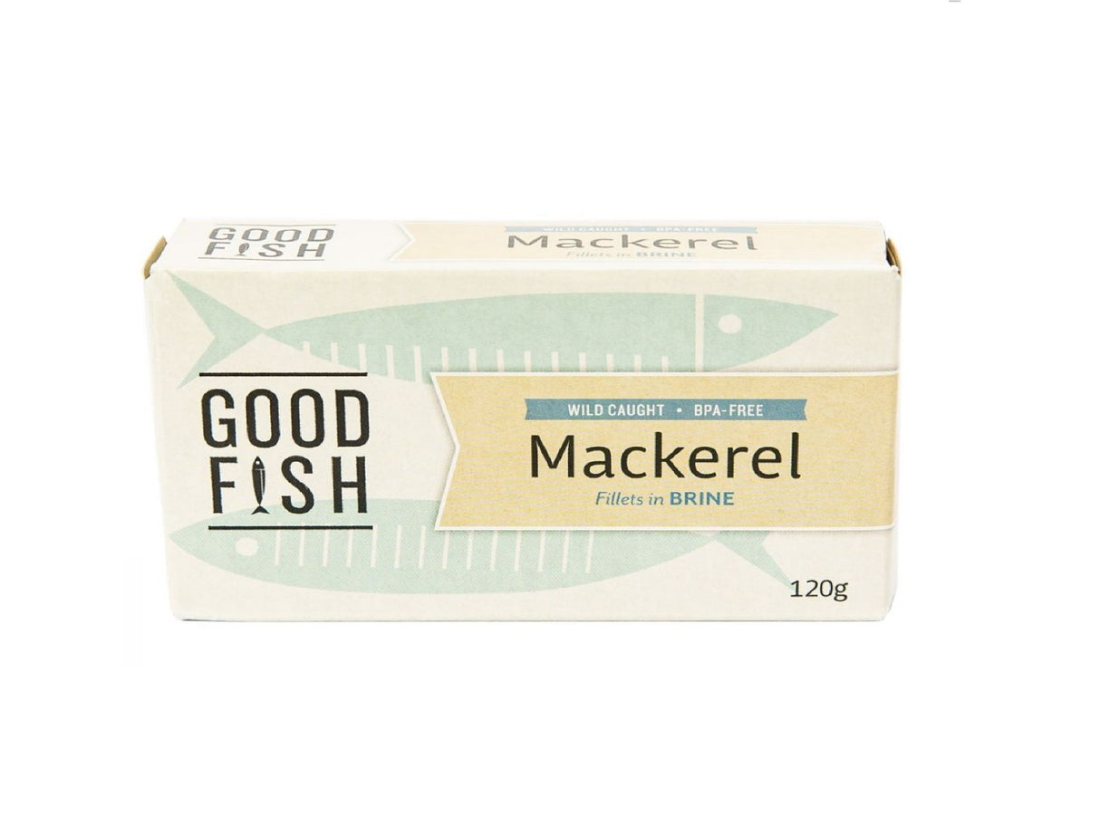 Mackerel Fillets in Brine Net: 120g Drained: 80g