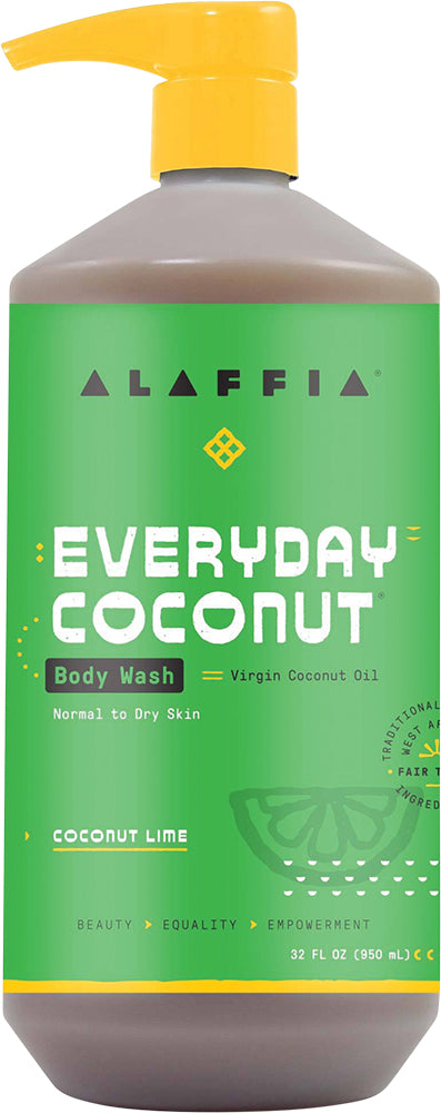 Alaffia Everyday Coconut Body Wash Coconut Lime 950ml