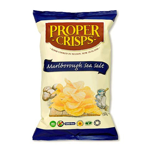 Proper Crisps Proper Crisp Marlboro Sea Salt 150g