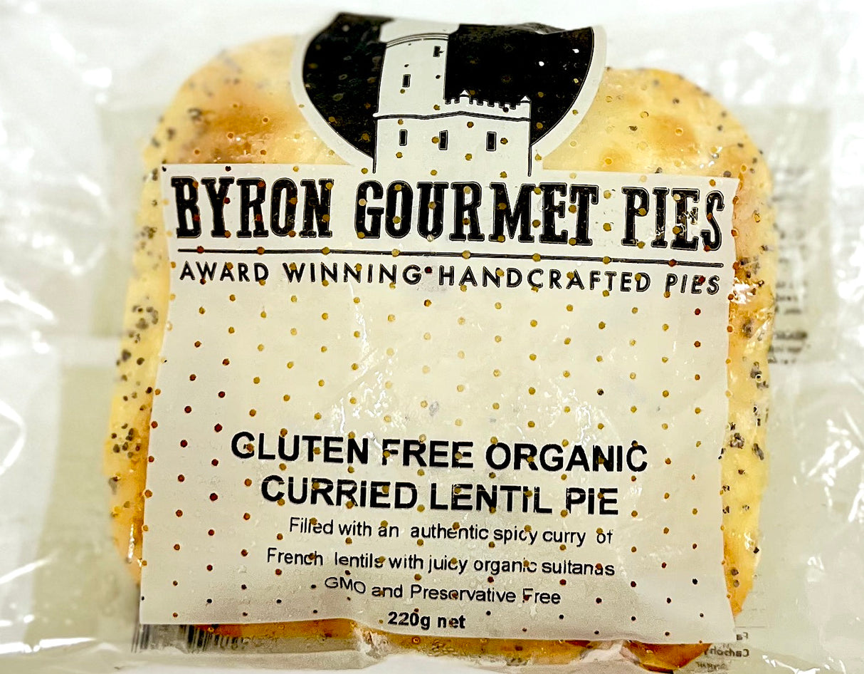 Byron Pies GF Curry Lentil Pie 220g