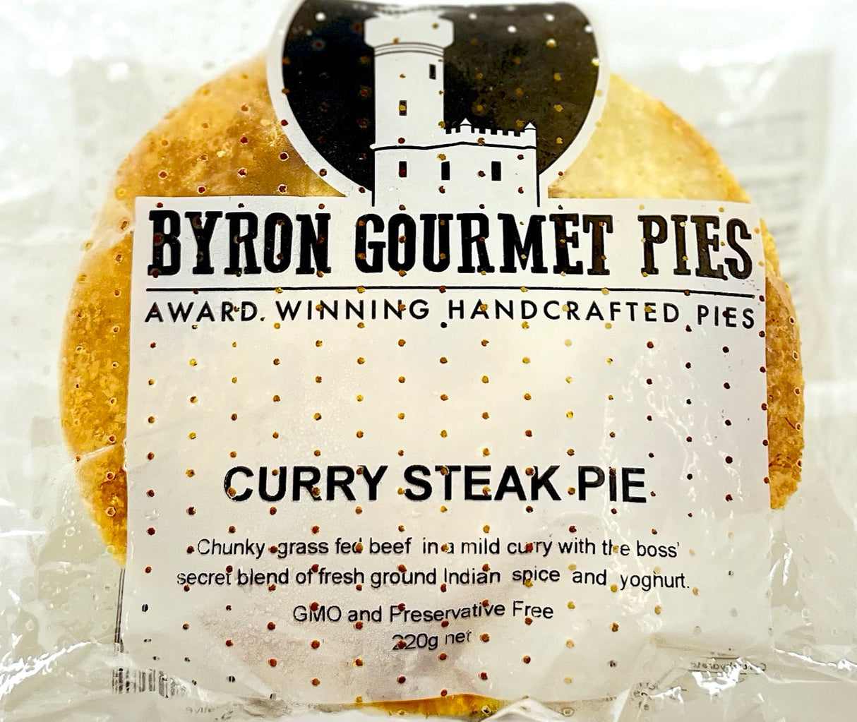 Pies Curry Steak Pie 220g