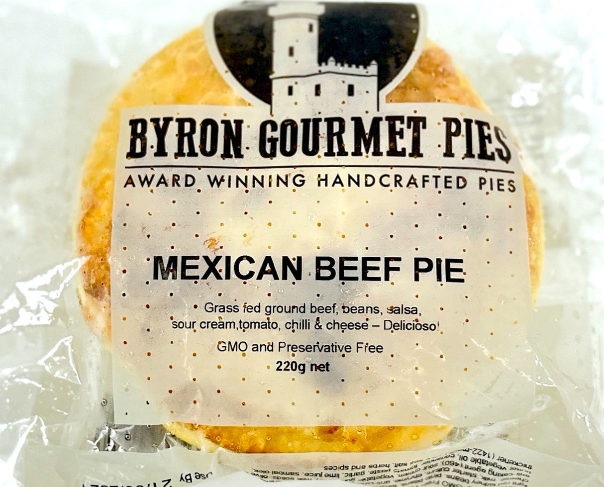 Byron Gourmet Mexican Beef Pie 220g