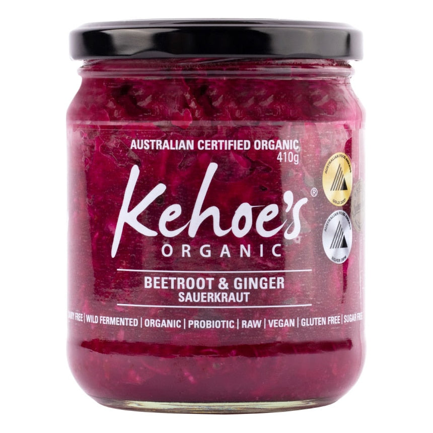 Kehoes Beetroot Ginger Sauerkraut 410g