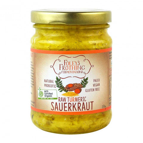 Turmeric Sauerkraut 500g