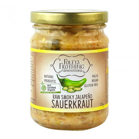 Foleys Smoky Jalapeno Sauerkraut 500g