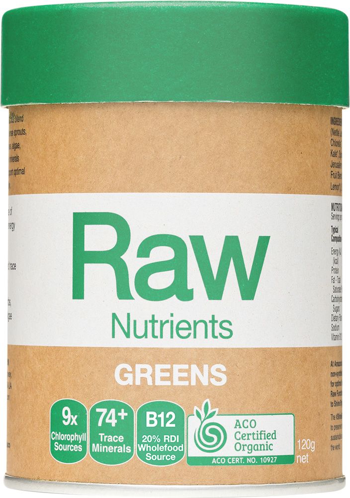 Raw NutrieGreeMint & Vanilla Flavour 120g