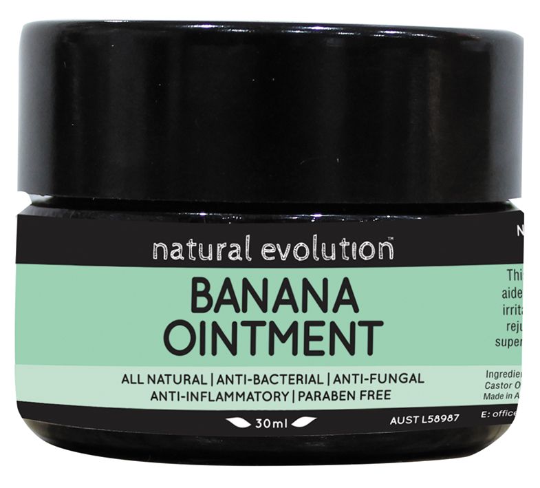 Natural Evolution Banana Ointment All Natural Healing 30ml