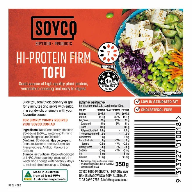 Soyco Hi Protein Tofu 350g