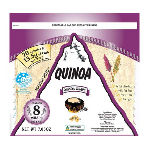 Mountain Bread Quinoa Wraps 200g