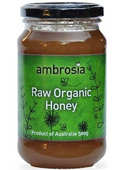 Ambrosia Raw Organic Honey 500g