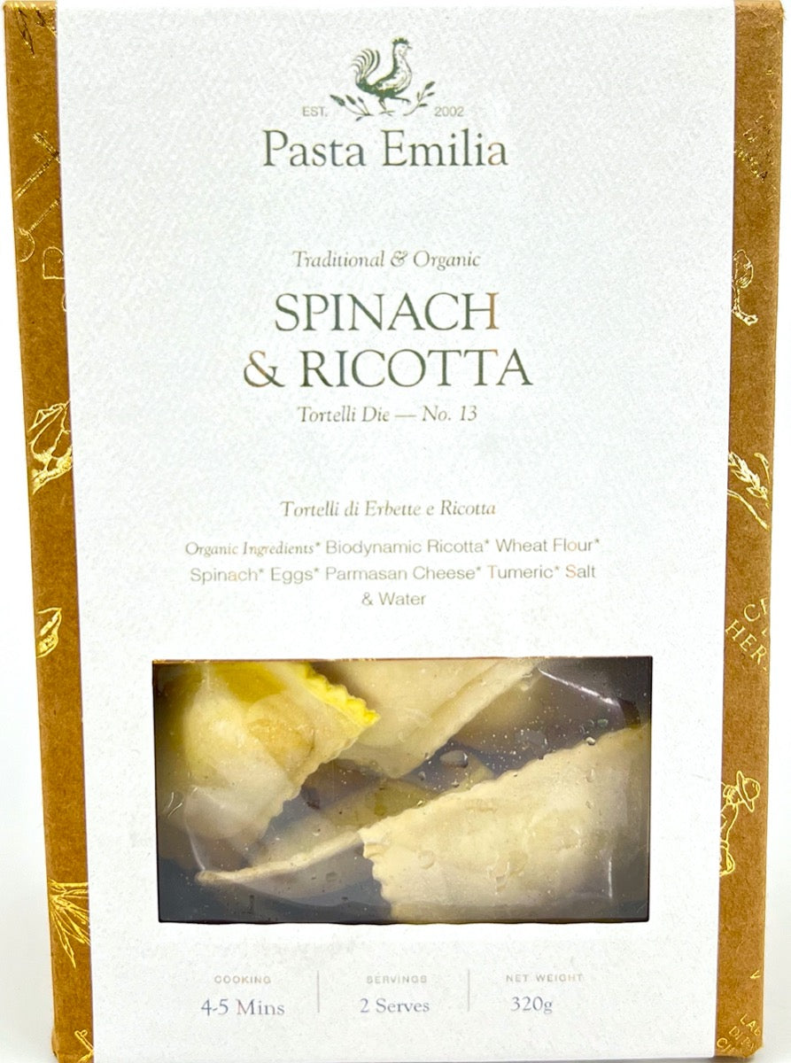 Pasta Emilia Spinach Ricotta Tortelli 320g