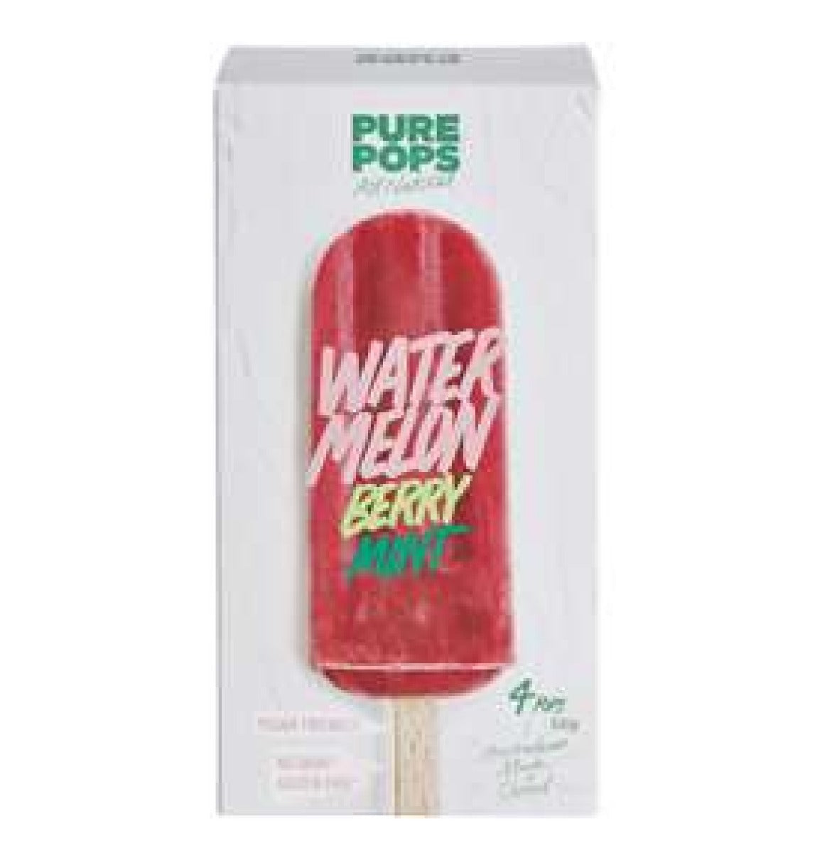 Pure Pops Watermelon 4x80g