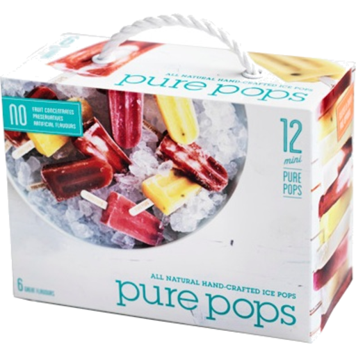 Pure Pops Mini 12 Pops 540g