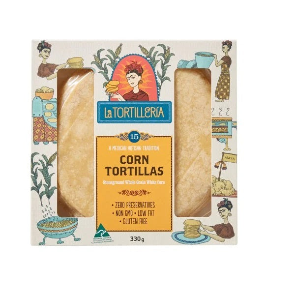 La Tortilleria Corn Tortillas 330g