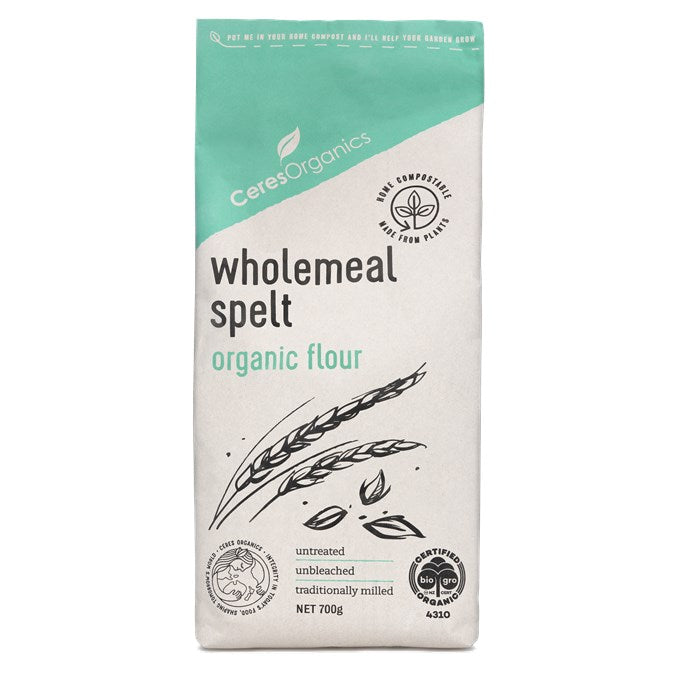 Ceres Organic Flour Wholemeal Spelt 700g