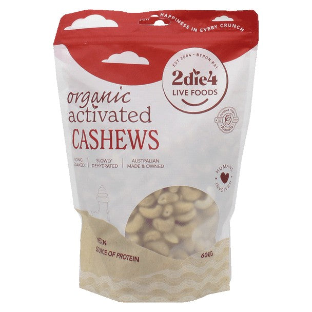 2die4live foods Activated Cashews 600g