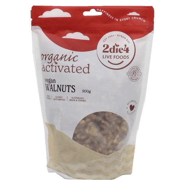 2die4live foods Activated Vegan Walnut 500g