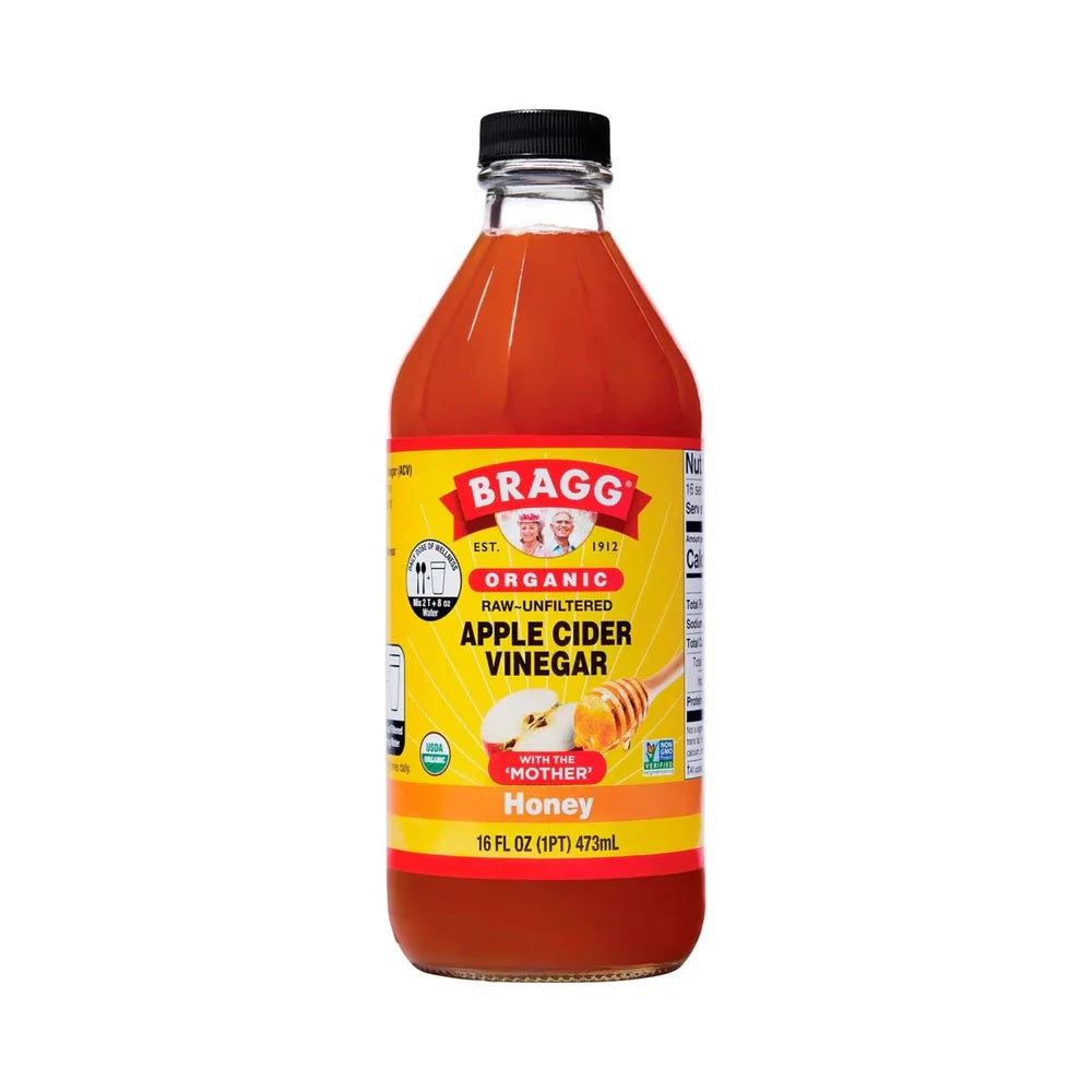 Apple Cider Vinegar & Honey Unfiltered & ContaiThe Mother 473ml