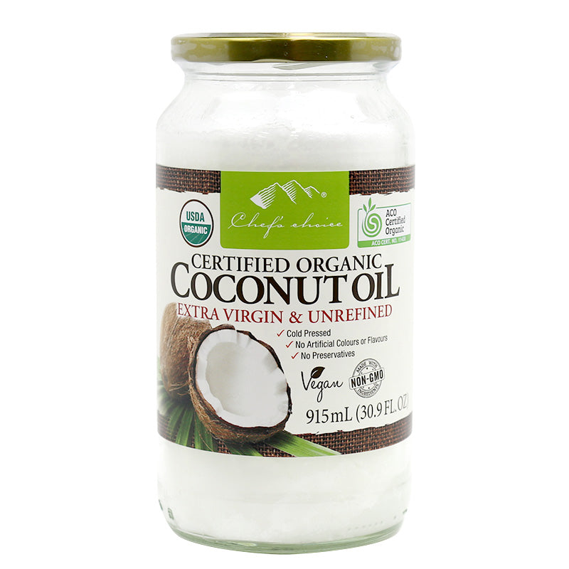 Coconut Oil Extra Virgin & Unrefined 915 mL