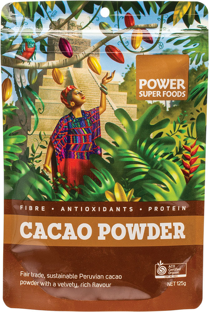 Power Super Foods Foods Cacao Powder "The Origin Series" 125g