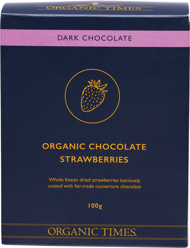 Dark Chocolate Strawberries 100g