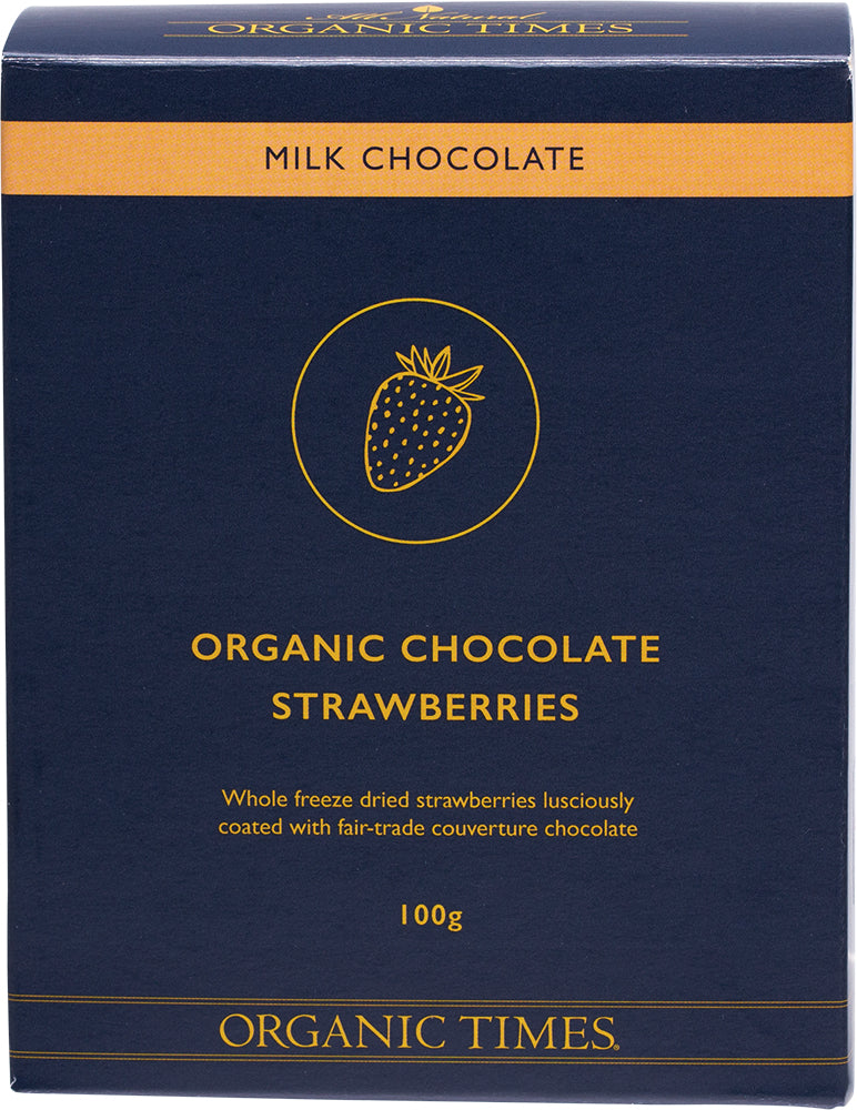 Milk Chocolate Strawberries 100g