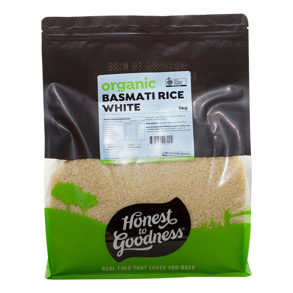 Honest to Goodness Basmati Rice White 5Kg