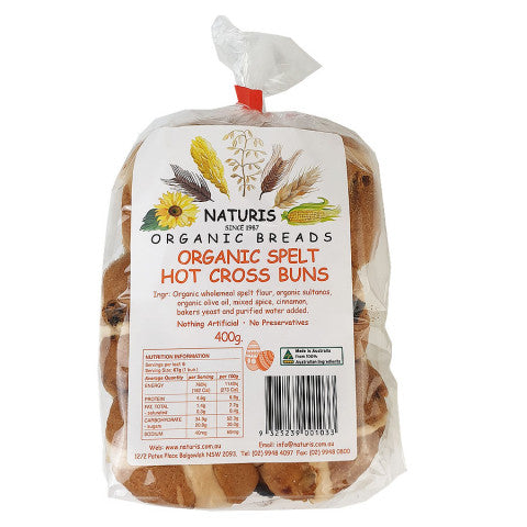 Naturis Hot Cross Bun 400g