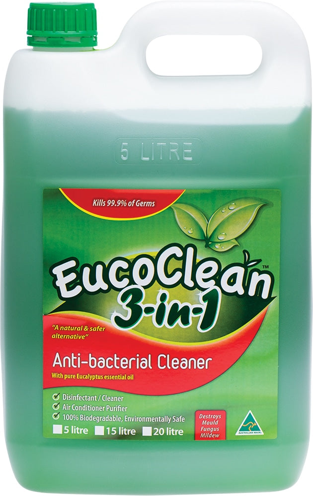 AntiBacterial Cleaner 3in1 With Pure Eucalyptus Oil 5L