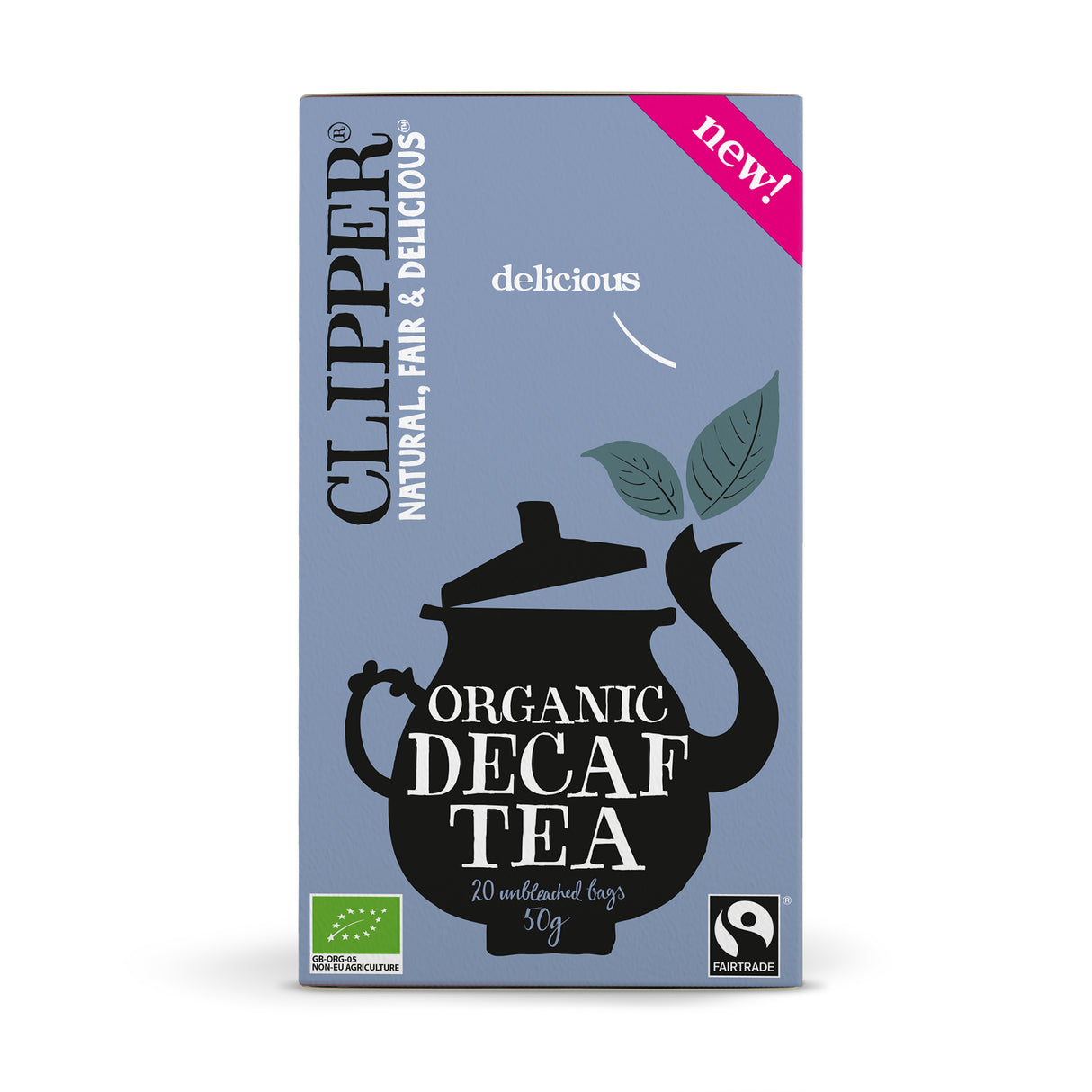 Clipper Black Decaf Tea x 20 Tea Bag