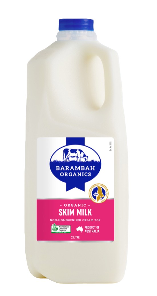 Organic Skim Milk 2L