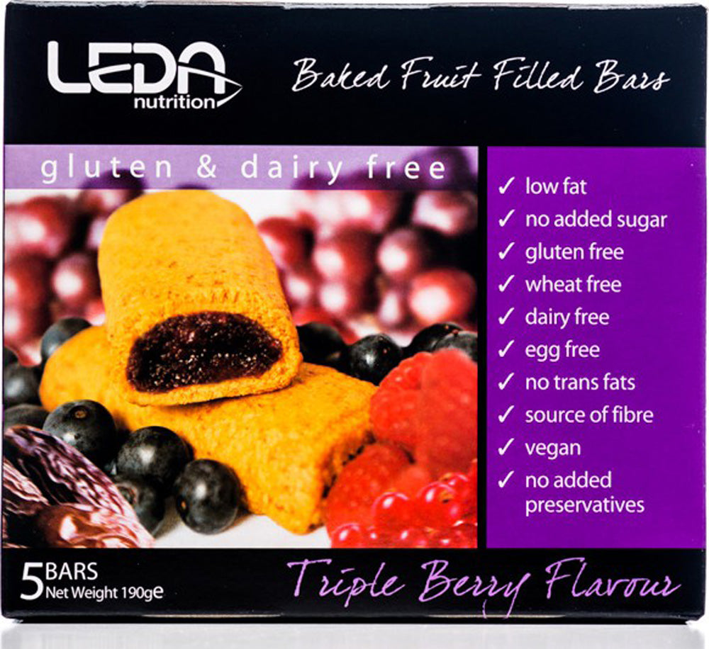 Triple Fruit Bars 5pk 190g