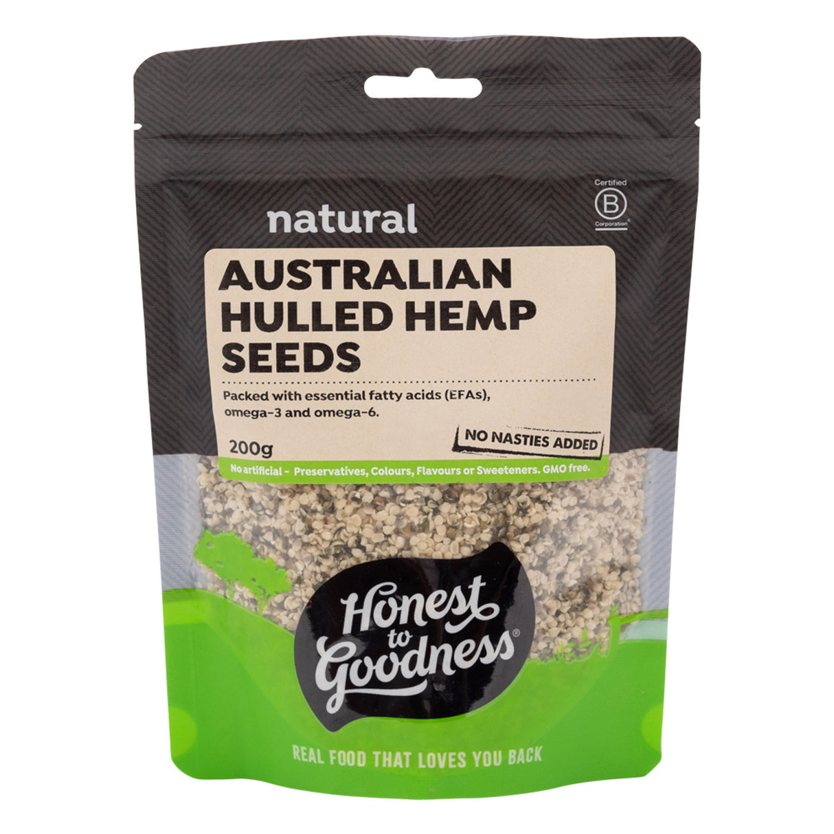 Honest to Goodness Hemp Seeds Hulled Australian 200g