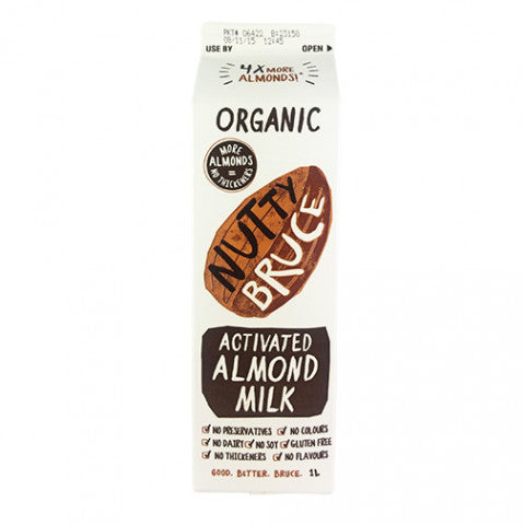 Nutty Bruce Activated Almond Milk 1L