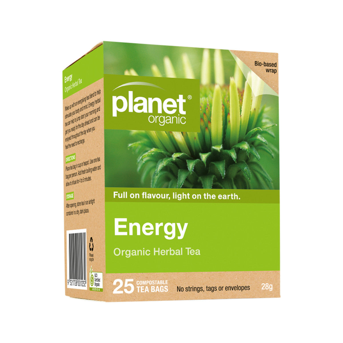 Planet Organic Herbal Tea Bag Energy 25 Tb