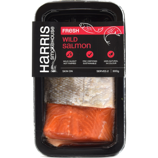 Wild Raw Salmon 300g