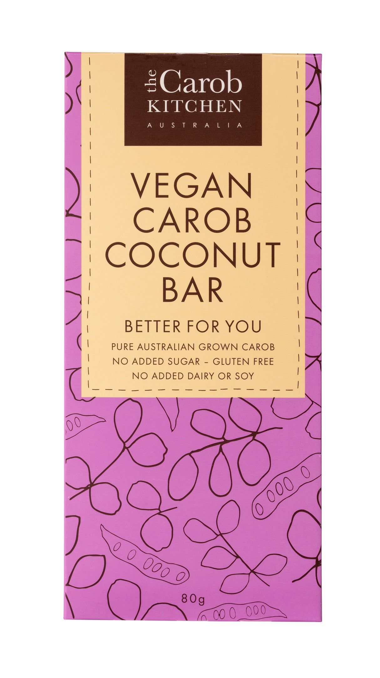 The Carob Kitchen Carob Coconut Bar 80g