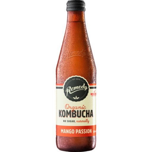 Remedy Kombucha Mango Passionfruit 330ml