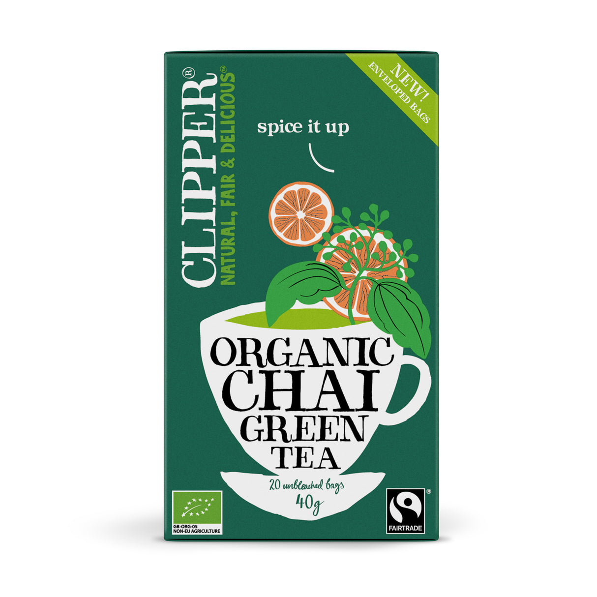 Clipper Green Tea Chai x 20 Tea Bag