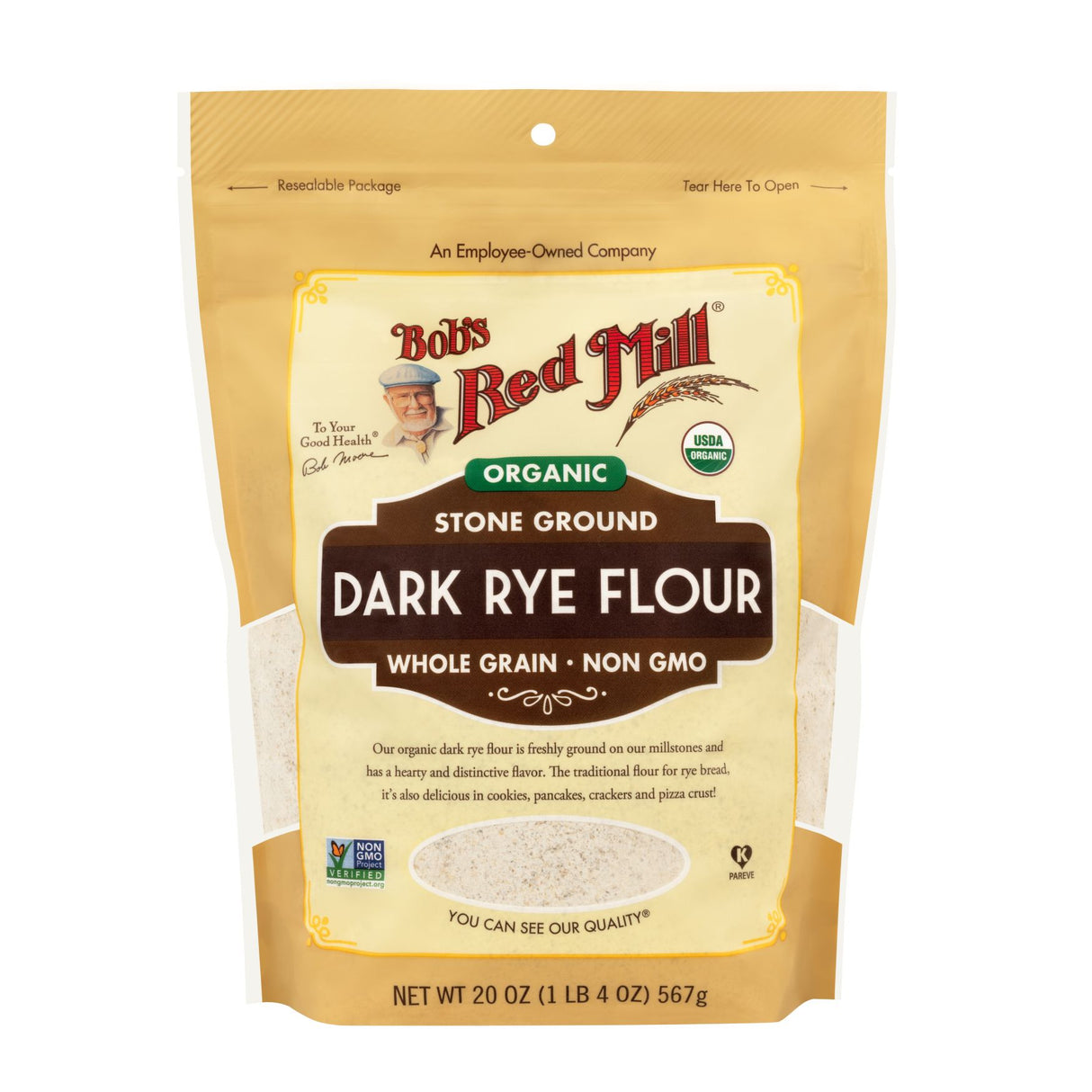 Bobs Red Mill Dark Rye Flour 567g