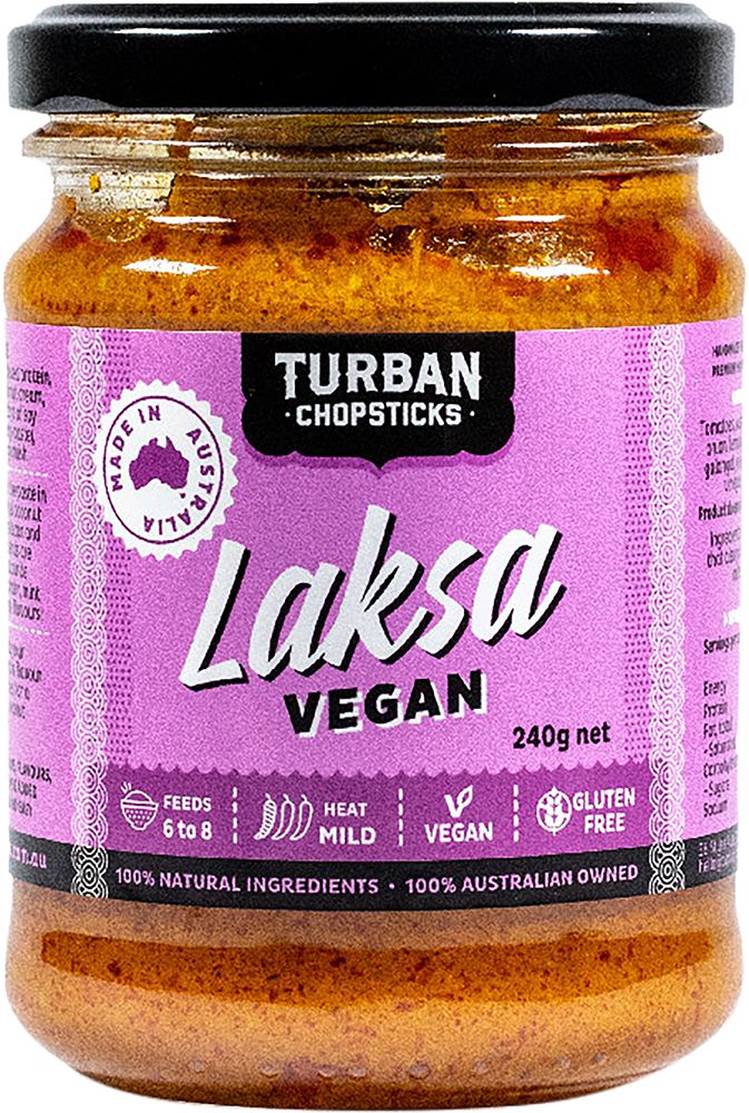 Turban Chopsticks Curry Paste Laksa 240g