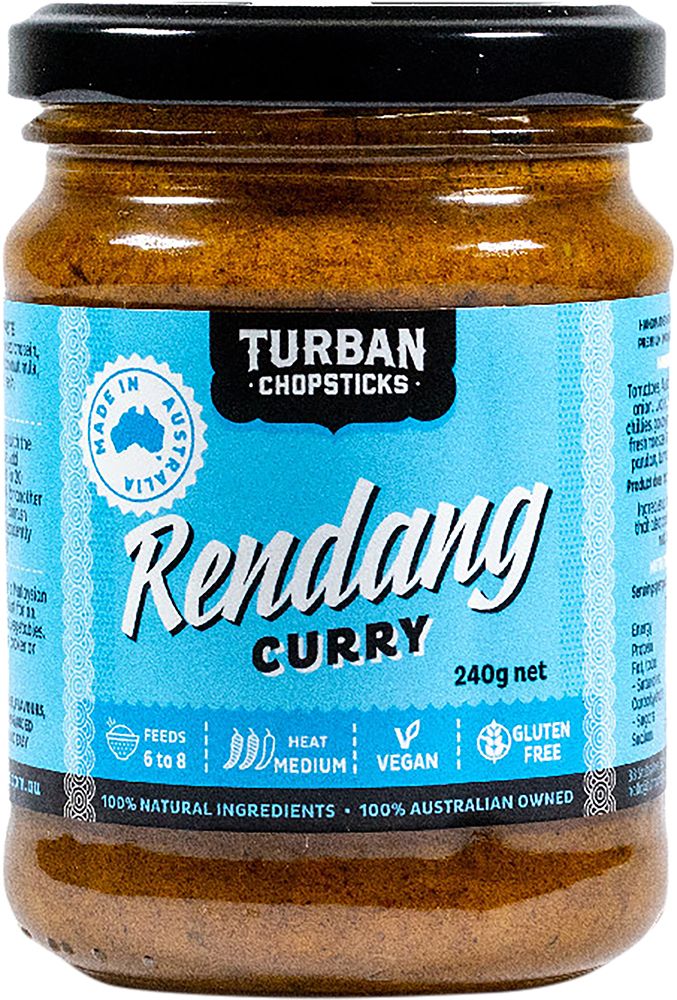 Turban Chopsticks Curry Paste Rendang Curry 240g