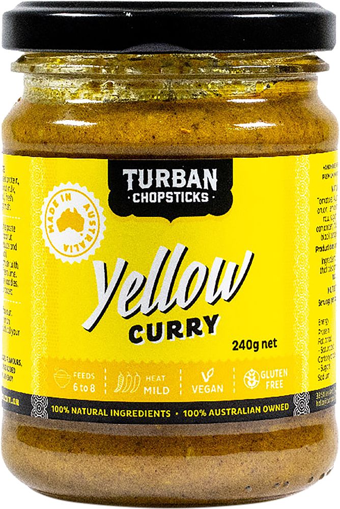 Turban Chopsticks Curry Paste Yellow Curry 240g