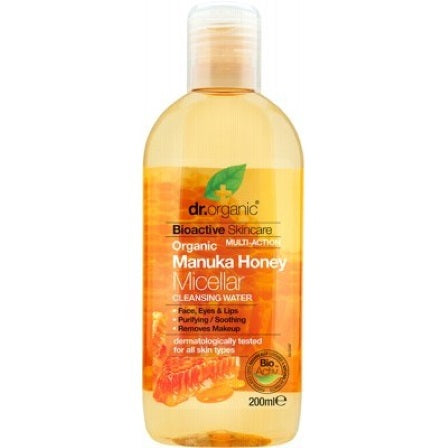 Dr Organic Micellar Cleansing Water Manuka Honey 200ml