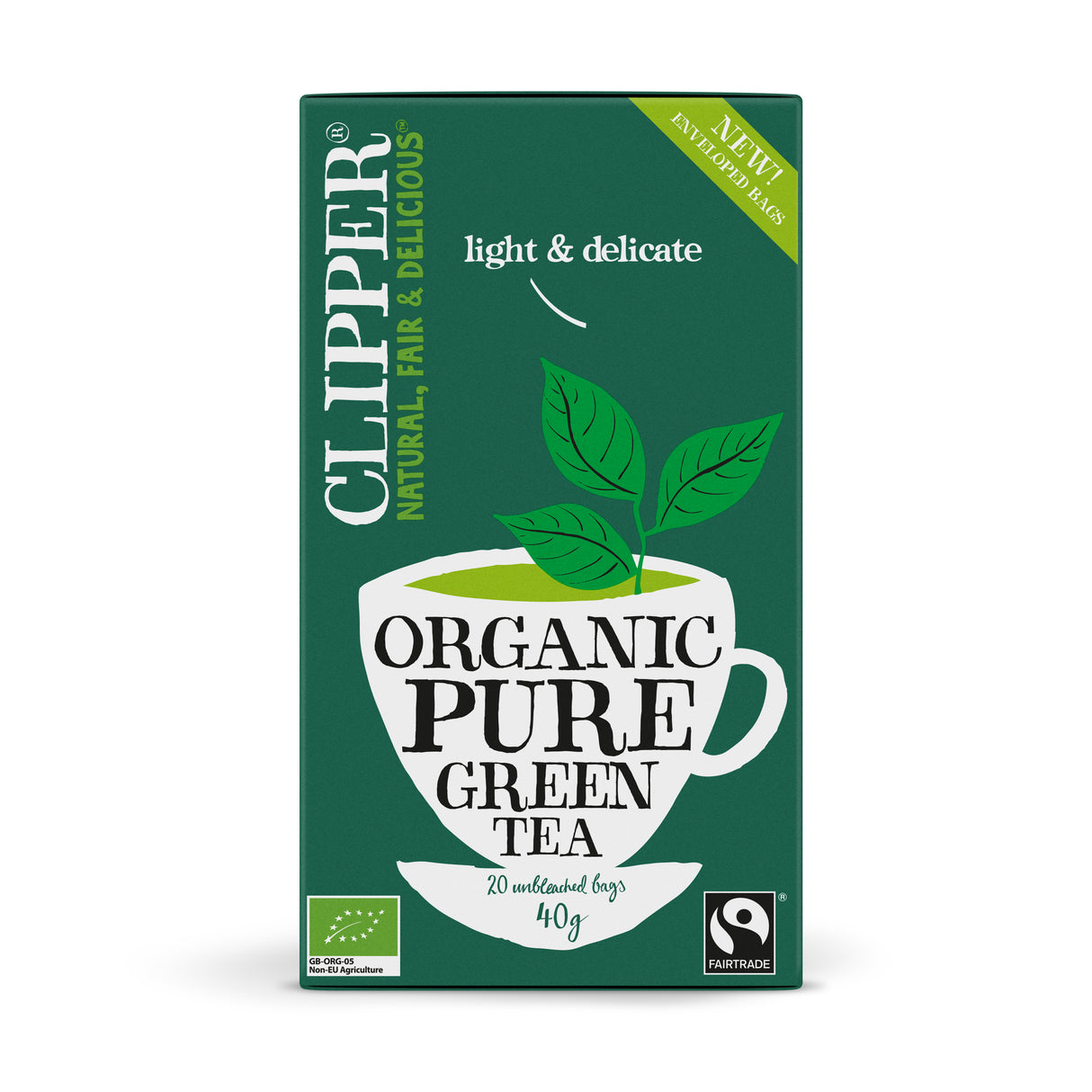 Clipper Green Tea Pure x20 Tea Bag